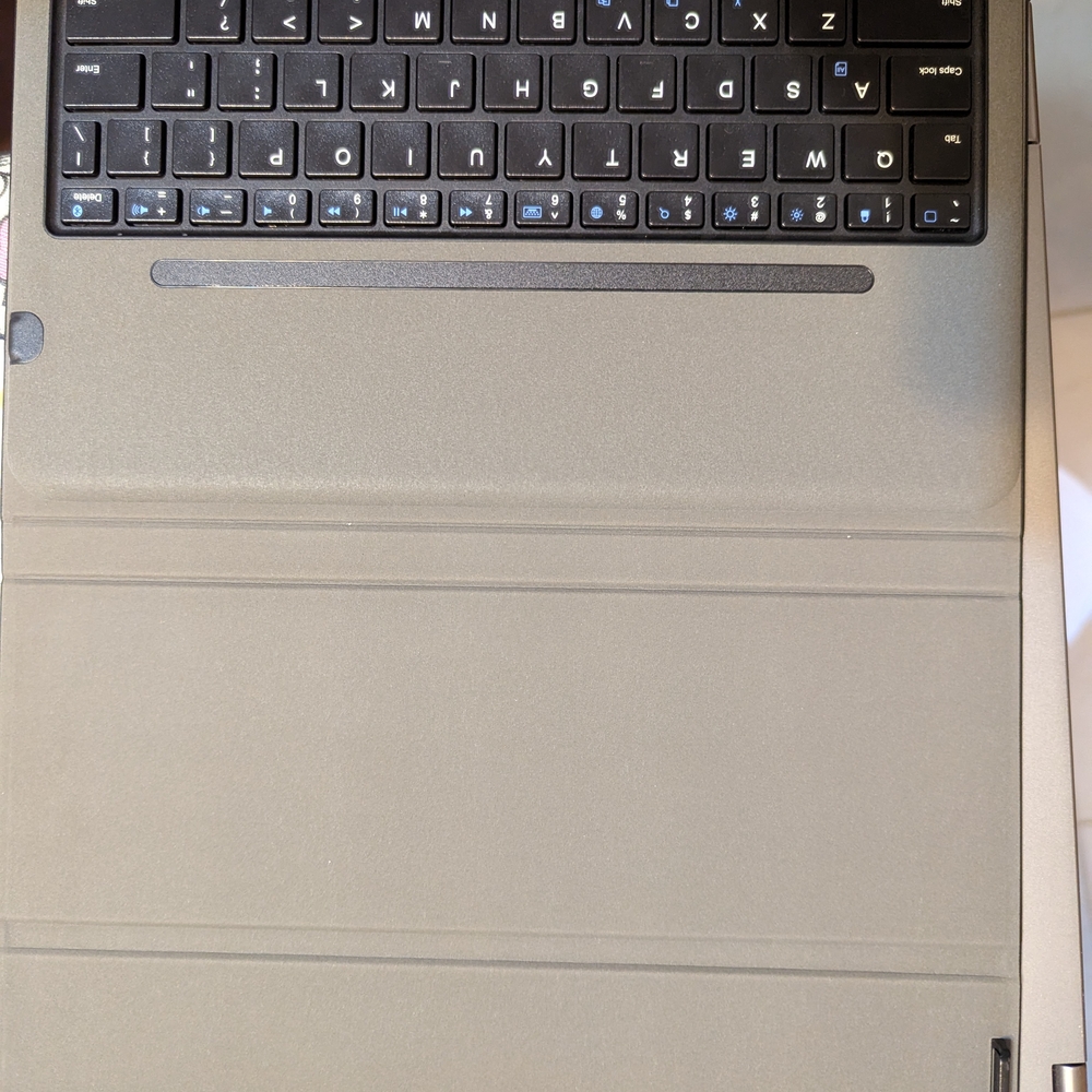 Black Keyboard with Gray Case